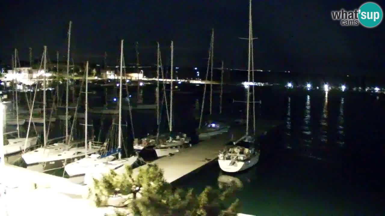 Webcam Sistiana – Vista sobre la marina y la bahía