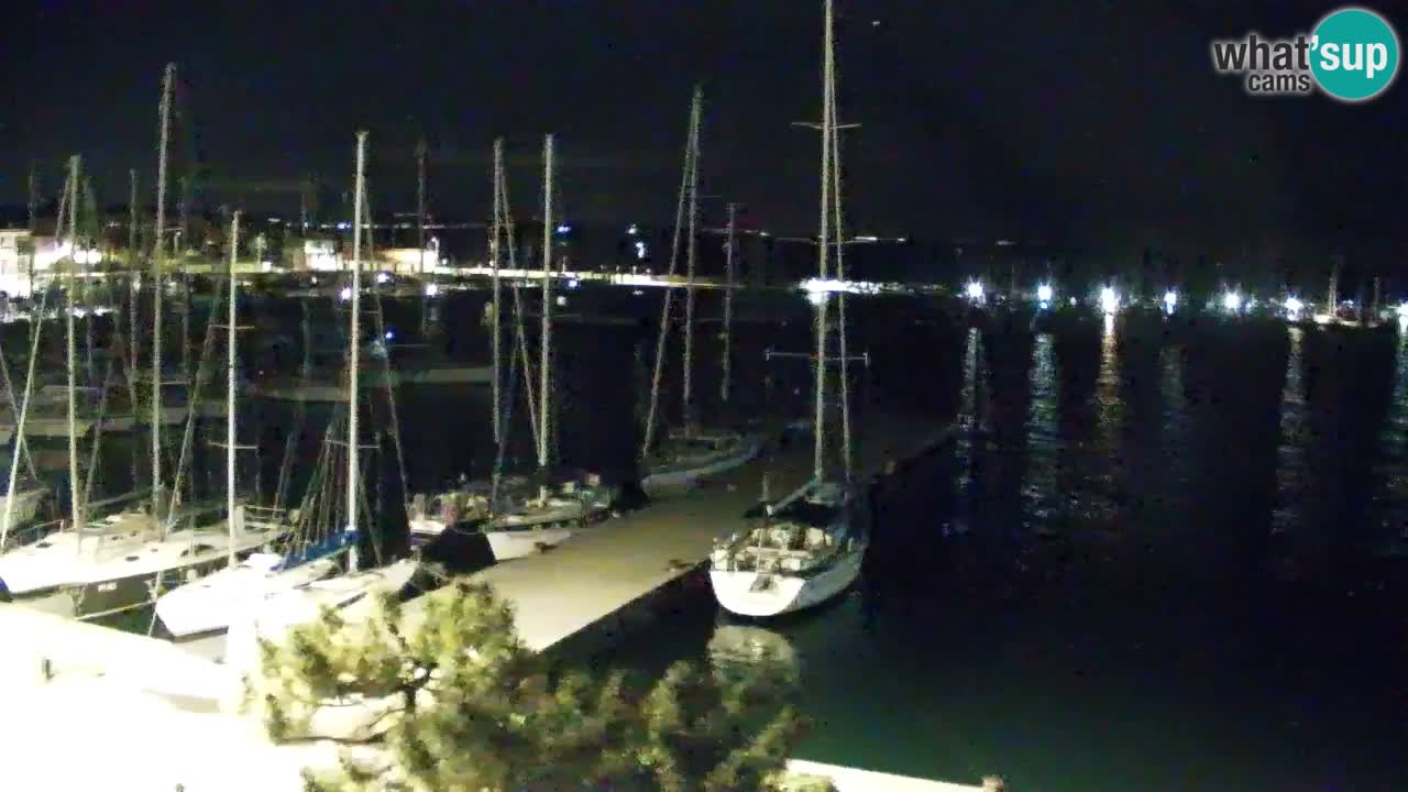 Webcam Sistiana – Vista sobre la marina y la bahía