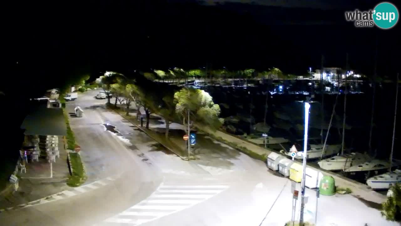 Webcam Sistiana – Vista sobre la marina y la bahía