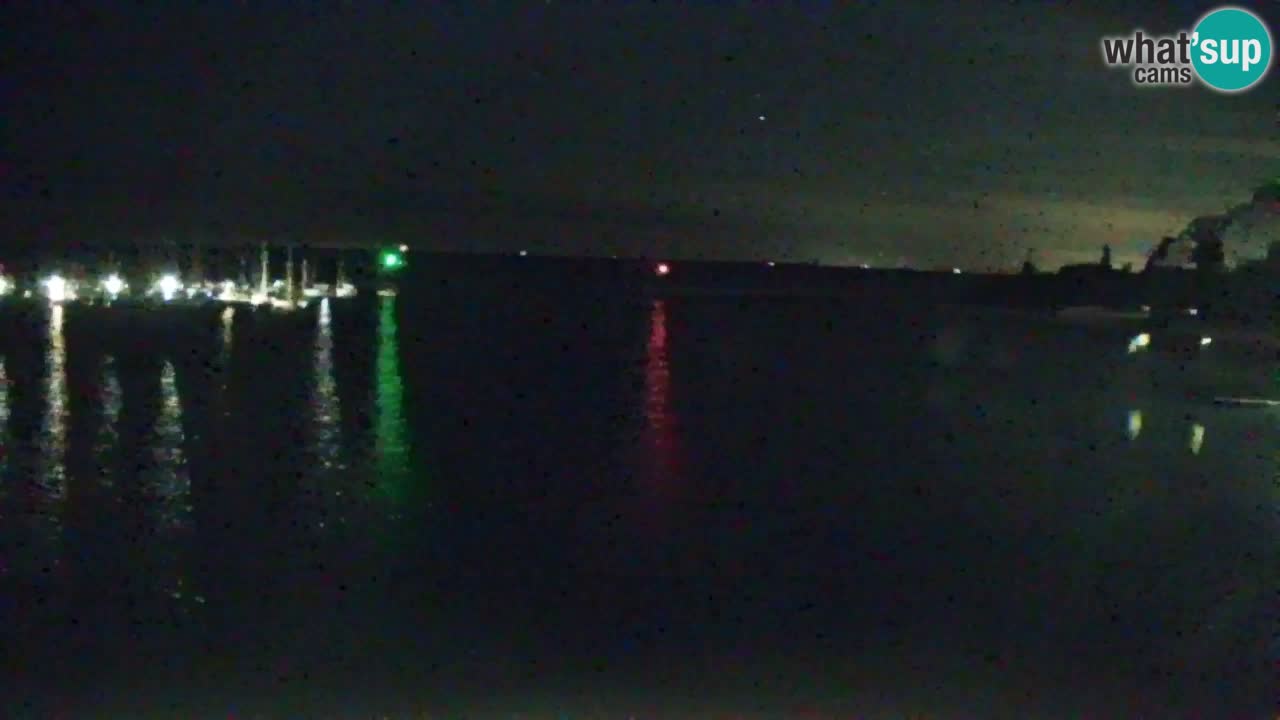 Webcam Sistiana – Vista sobre la marina y la bahía