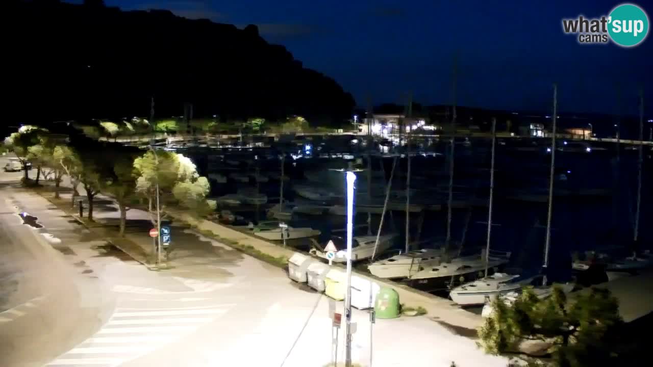 Webcam Sistiana – Vista sobre la marina y la bahía
