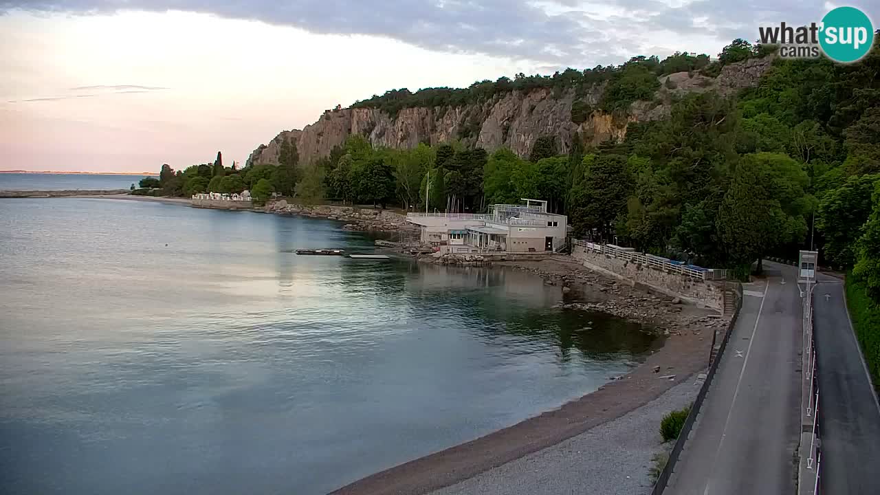 Webcam Sistiana – Blick auf Marina und Bucht