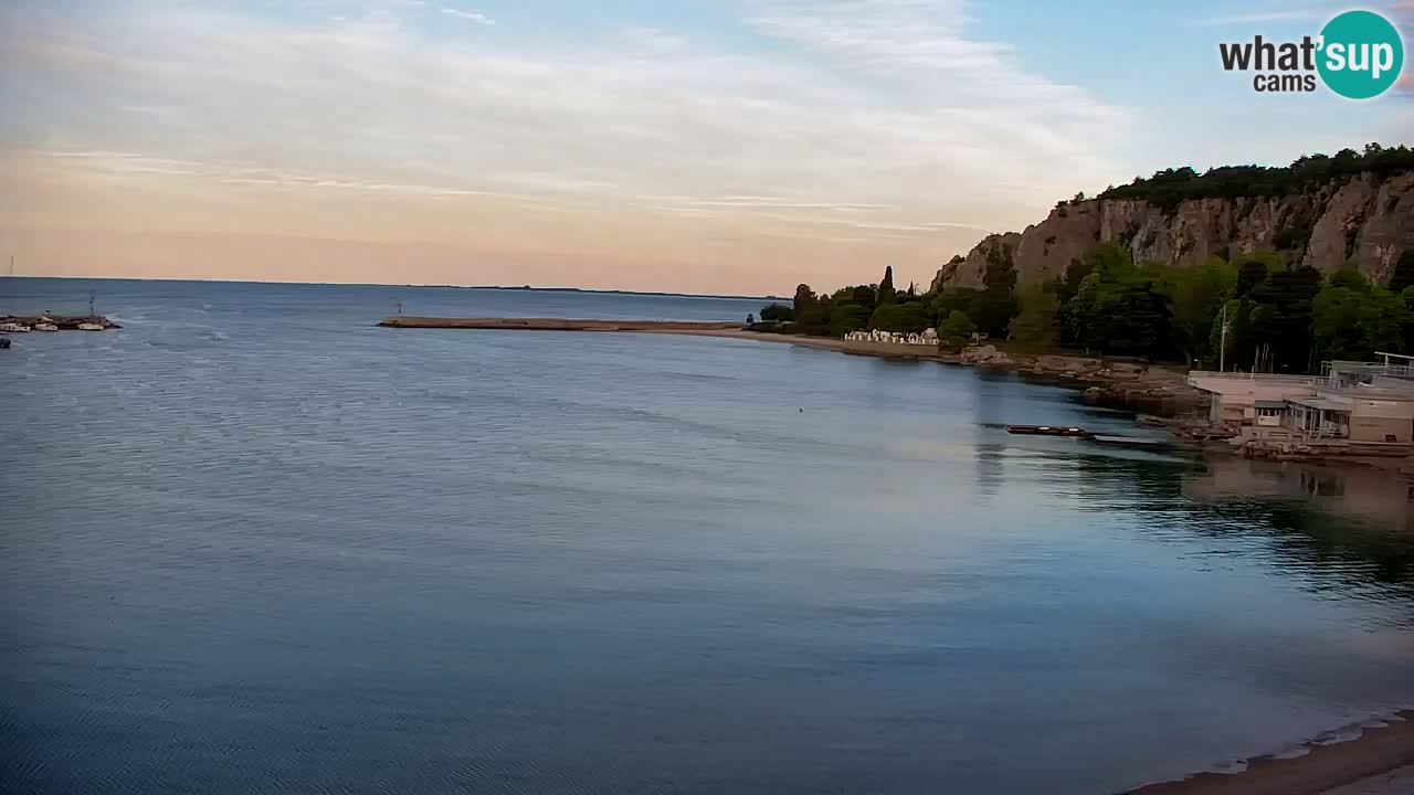 Webcam Sistiana – Vista sulla marina e sulla baia