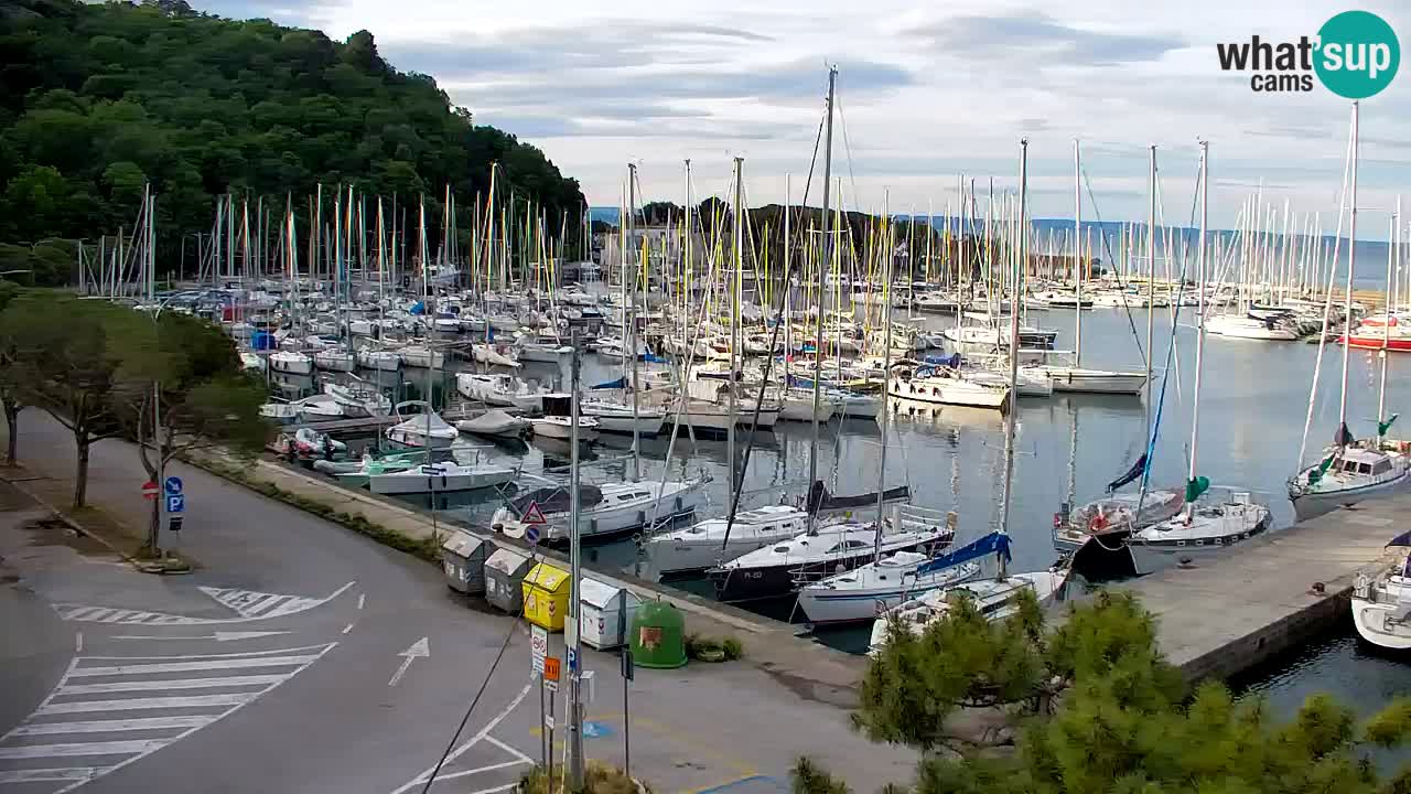 Webcam Sistiana – Blick auf Marina und Bucht
