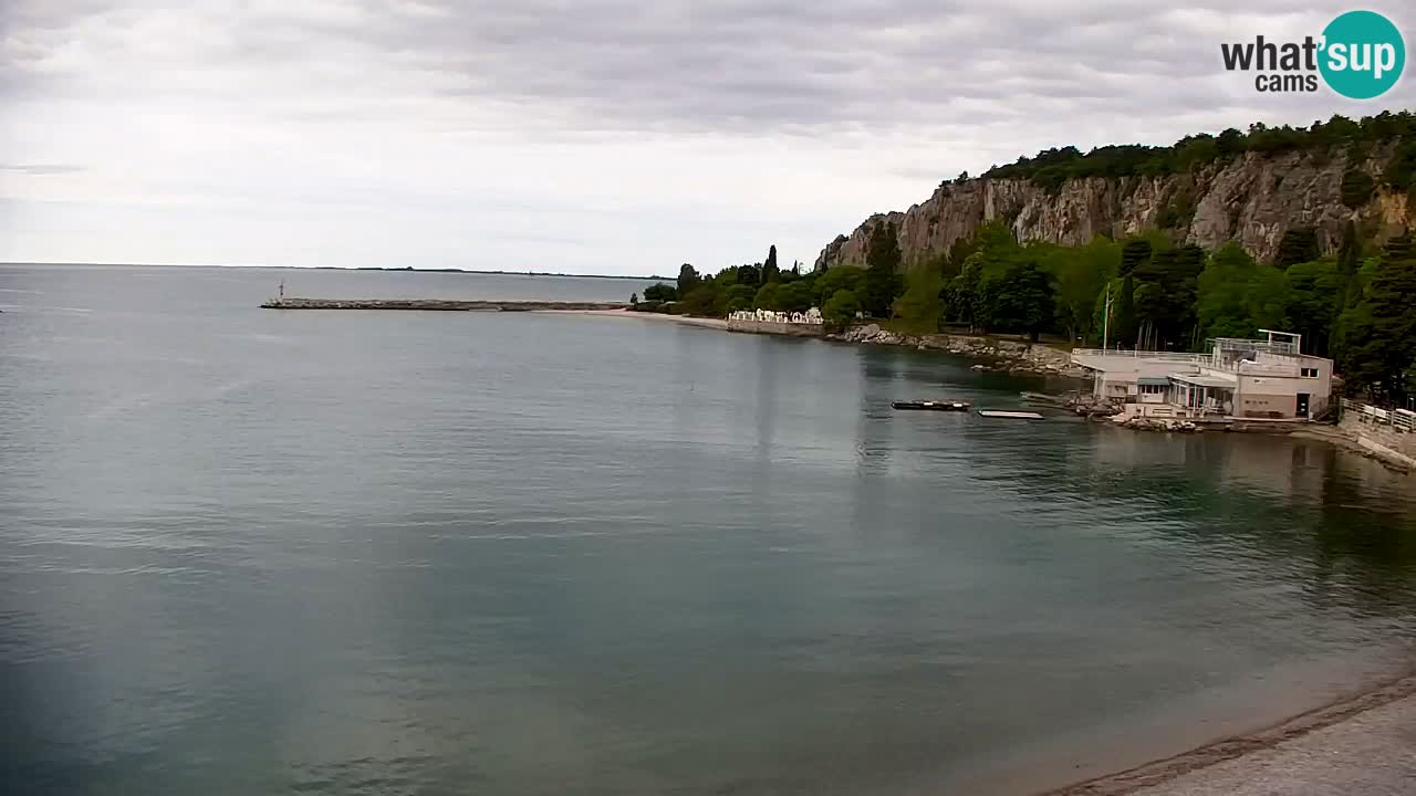 Webcam Sistiana – Vista sobre la marina y la bahía