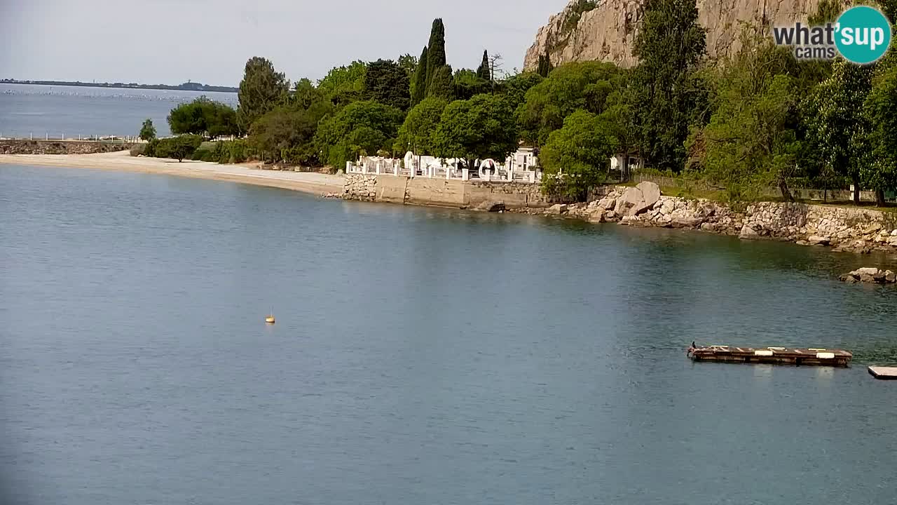 Spletna kamera Sesljan (Sistiana) – Pogled na marino in zaliv