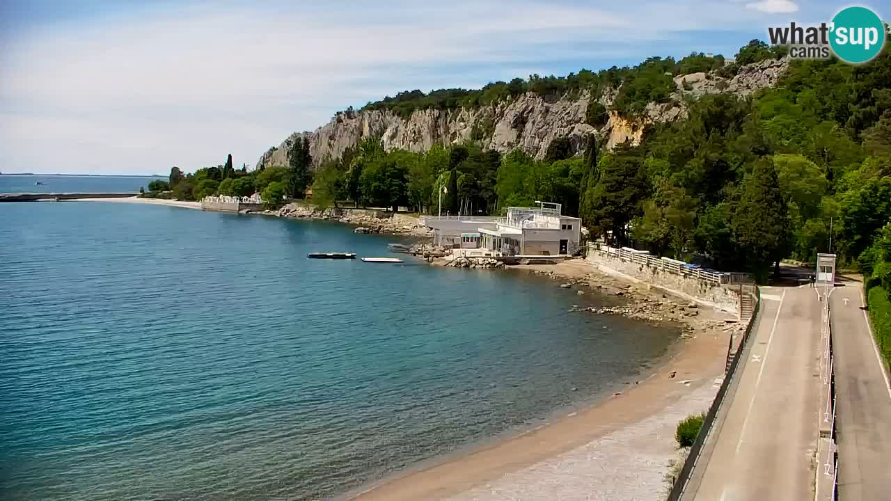 Webcam Sistiana – Vue sur la marina et la baie