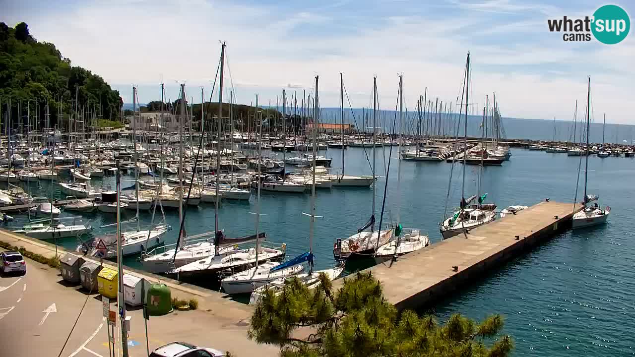 Webcam Sistiana – Blick auf Marina und Bucht