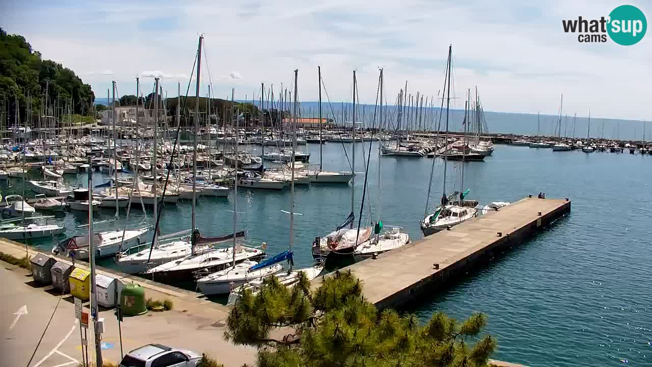 Webcam Sistiana – Blick auf Marina und Bucht