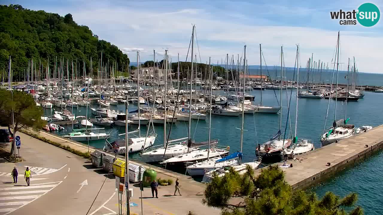 Webcam Sistiana – Vista sulla marina e sulla baia