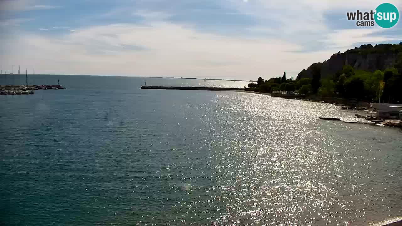 Webcam Sistiana – Blick auf Marina und Bucht