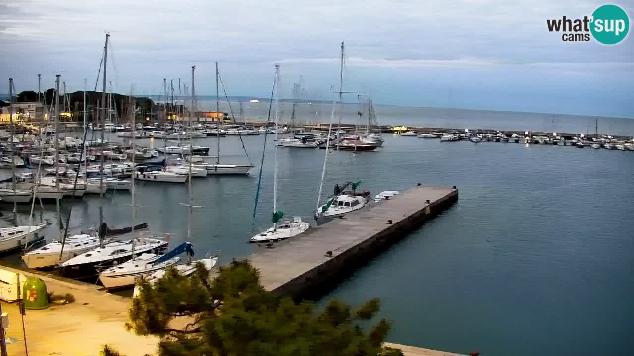 Webcam Sistiana – Vue sur la marina et la baie