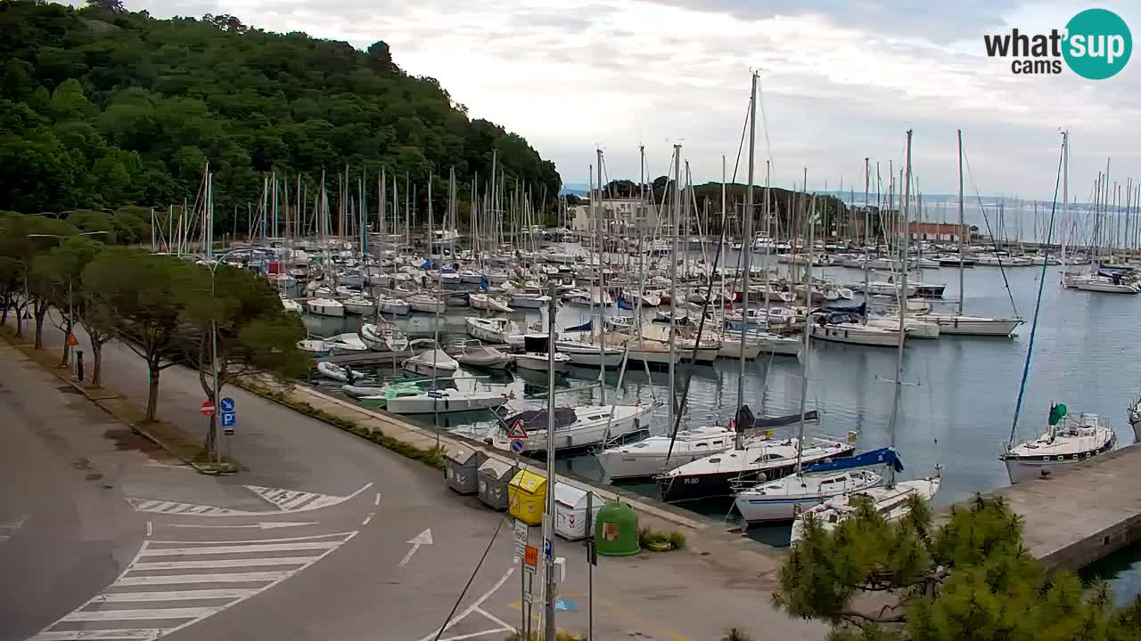 Webcam Sistiana – Blick auf Marina und Bucht