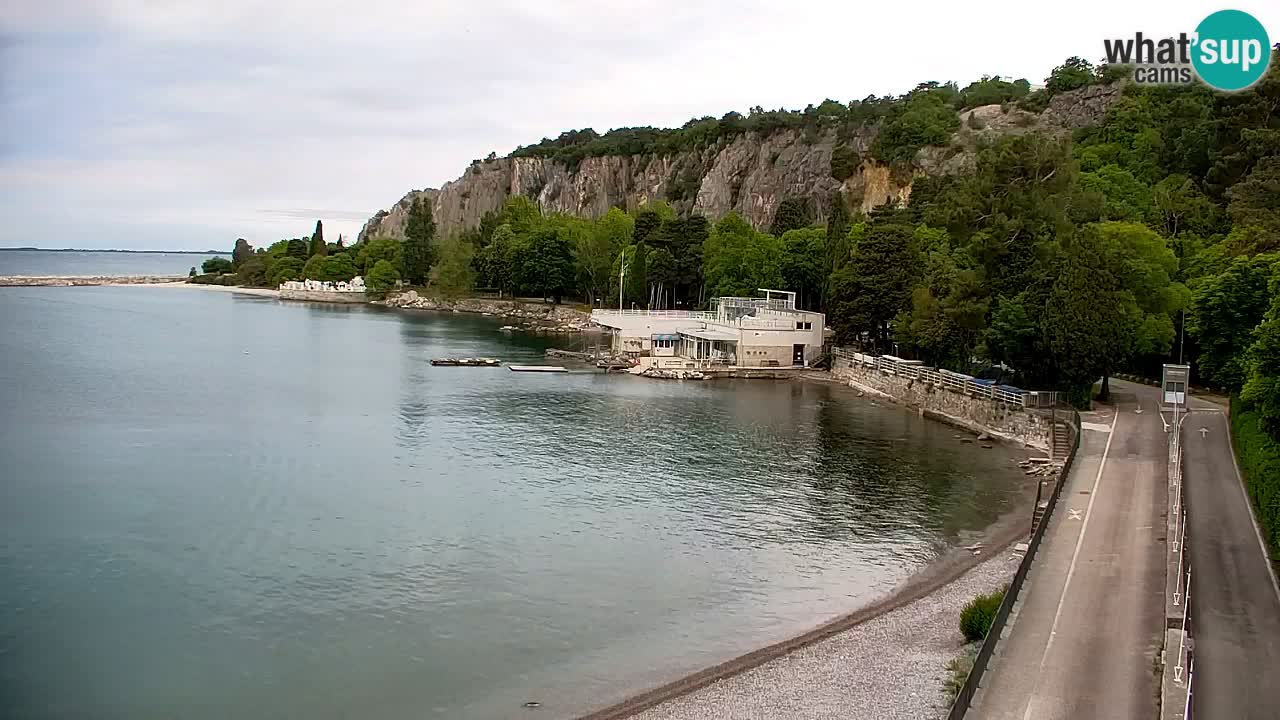 Webcam Sistiana – Pogled na marinu i zaljev