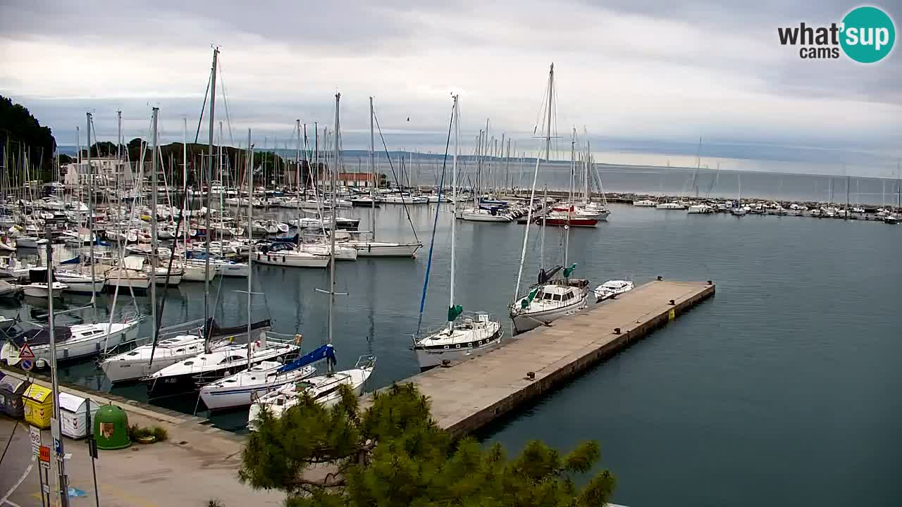 Webcam Sistiana – Vue sur la marina et la baie