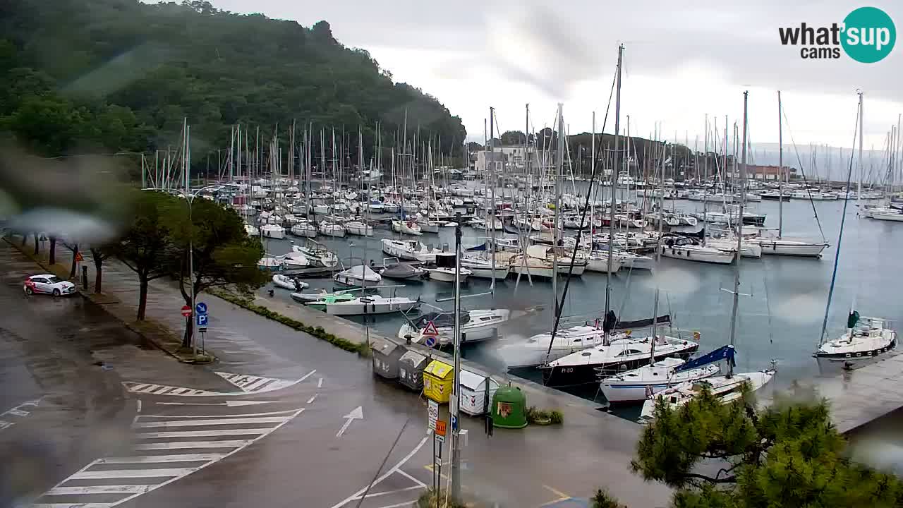 Webcam Sistiana – Vista sobre la marina y la bahía