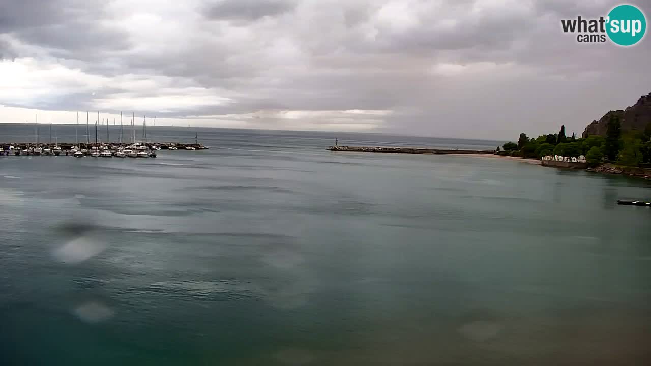 Webcam Sistiana – Blick auf Marina und Bucht