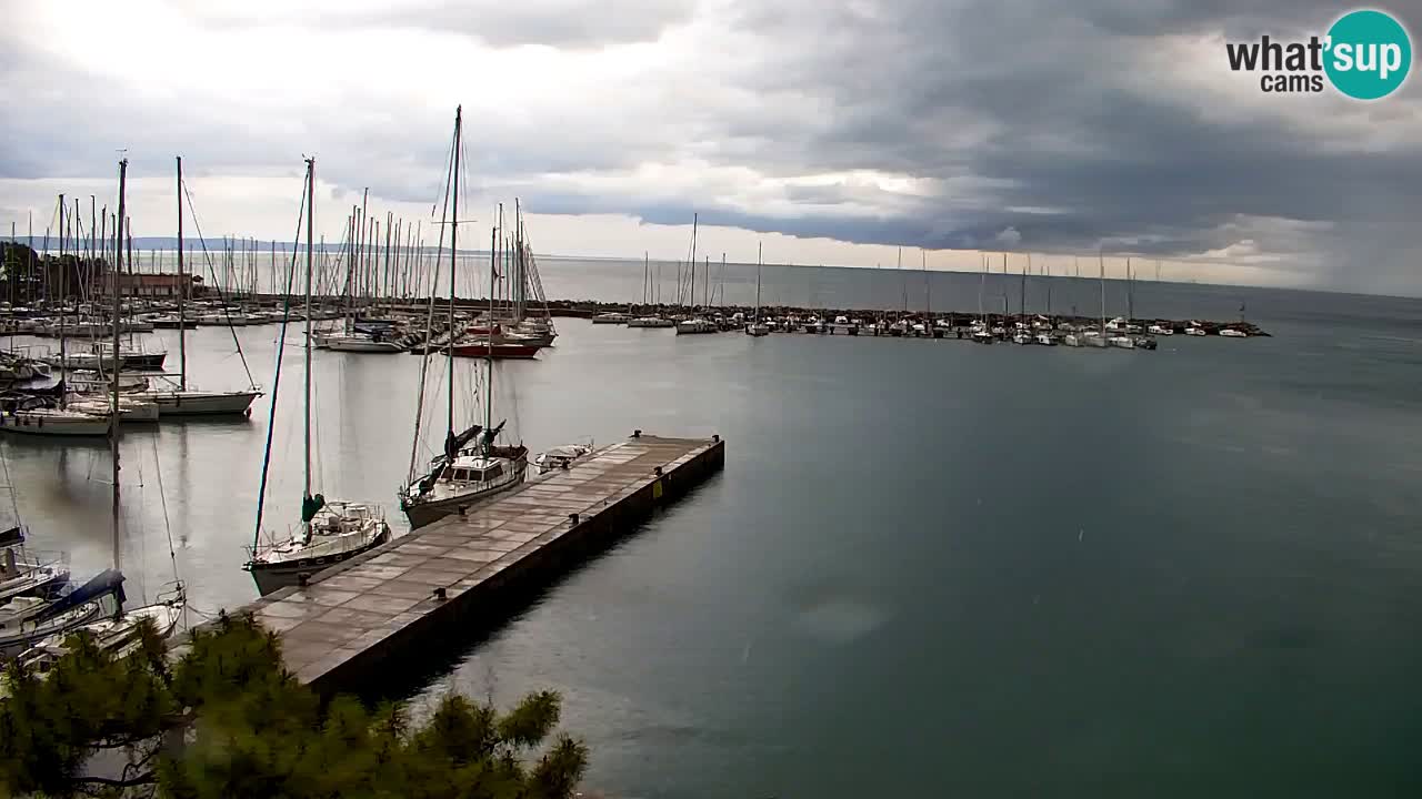 Webcam Sistiana – Blick auf Marina und Bucht
