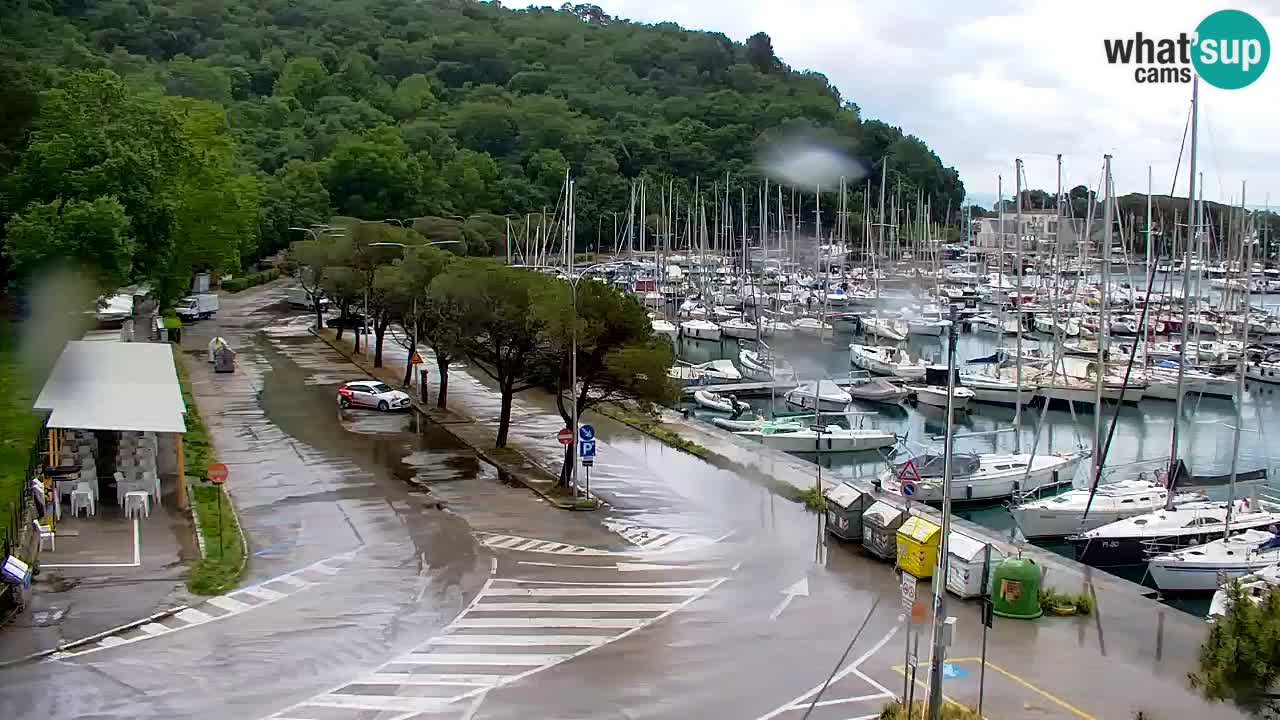 Webcam Sistiana – Blick auf Marina und Bucht