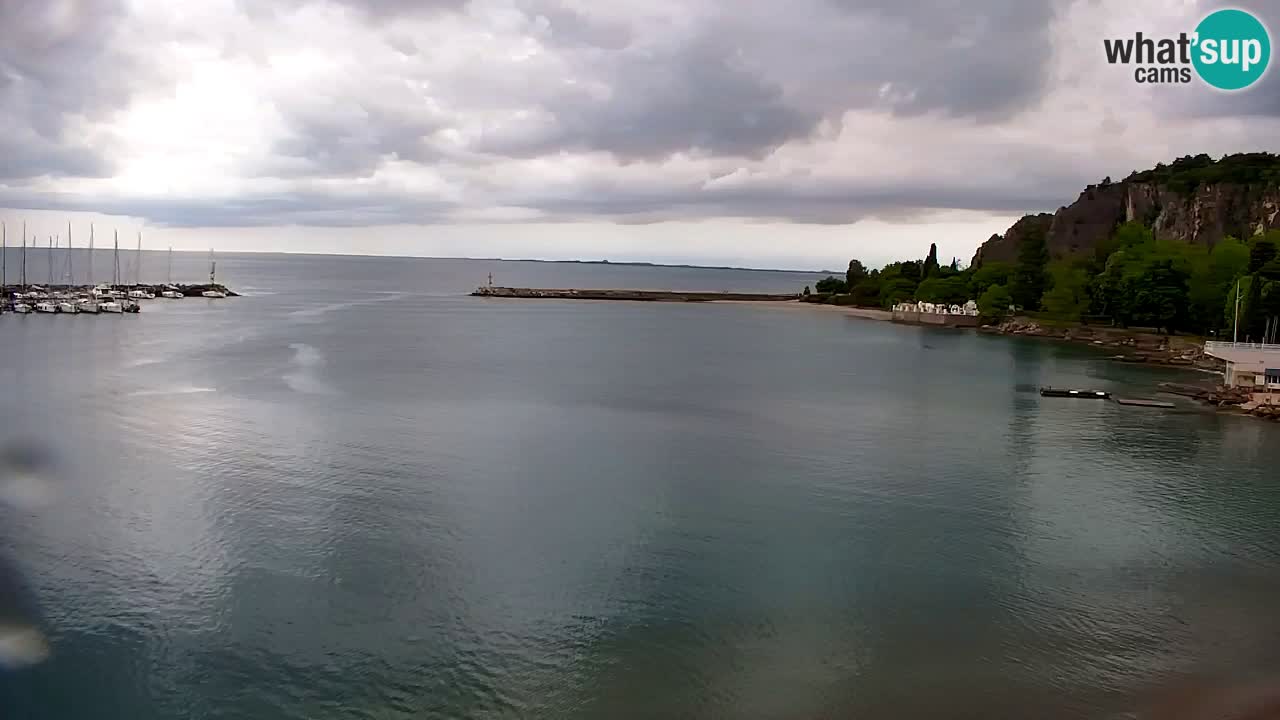 Webcam Sistiana – Vista sulla marina e sulla baia