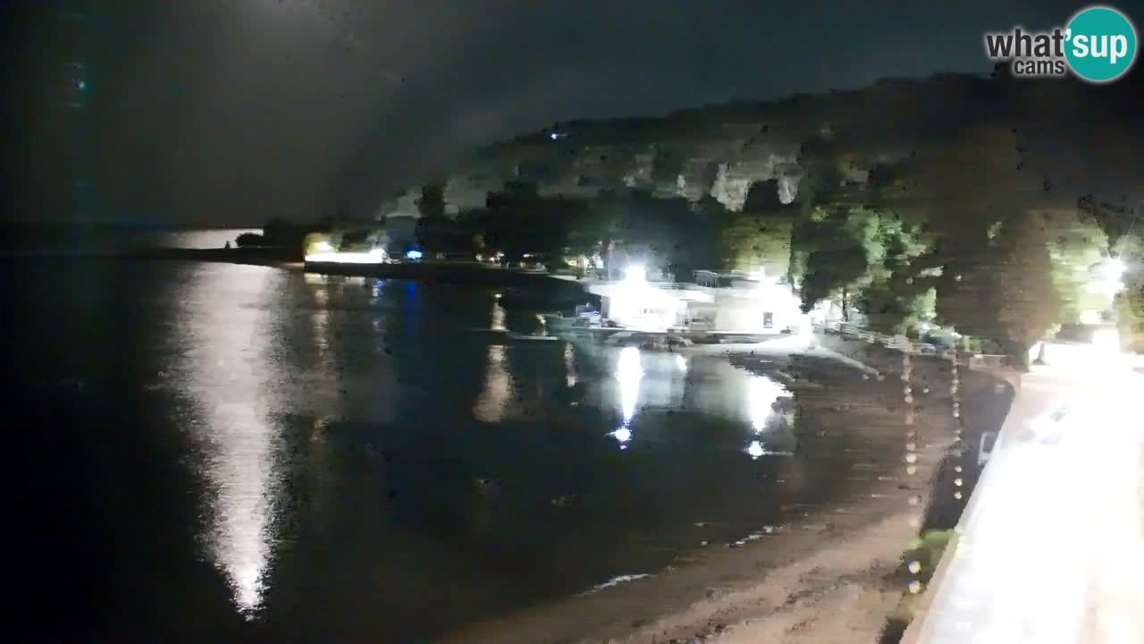 Spletna kamera Sesljan (Sistiana) – Pogled na marino in zaliv
