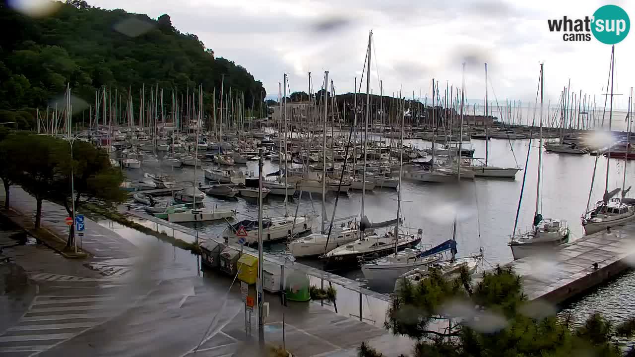 Webcam Sistiana – Blick auf Marina und Bucht