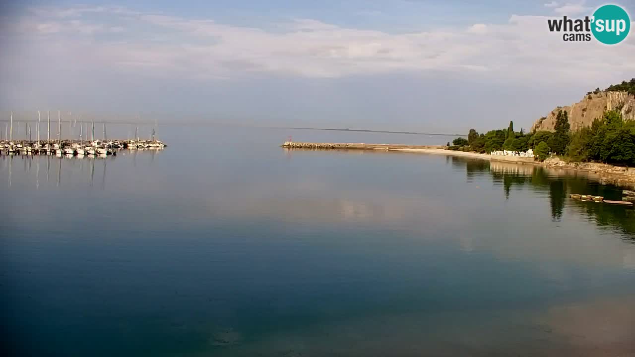 Webcam Sistiana – Vista sulla marina e sulla baia