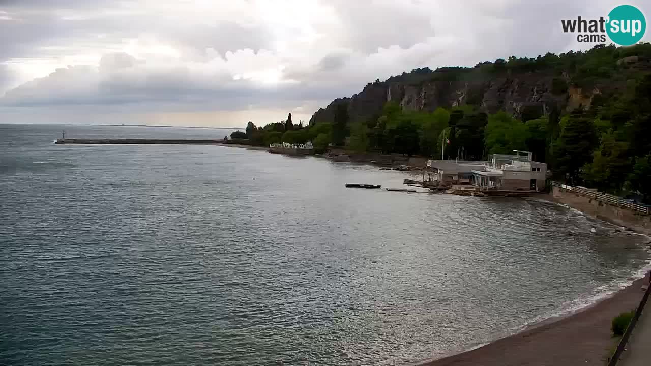 Webcam Sistiana – Pogled na marinu i zaljev