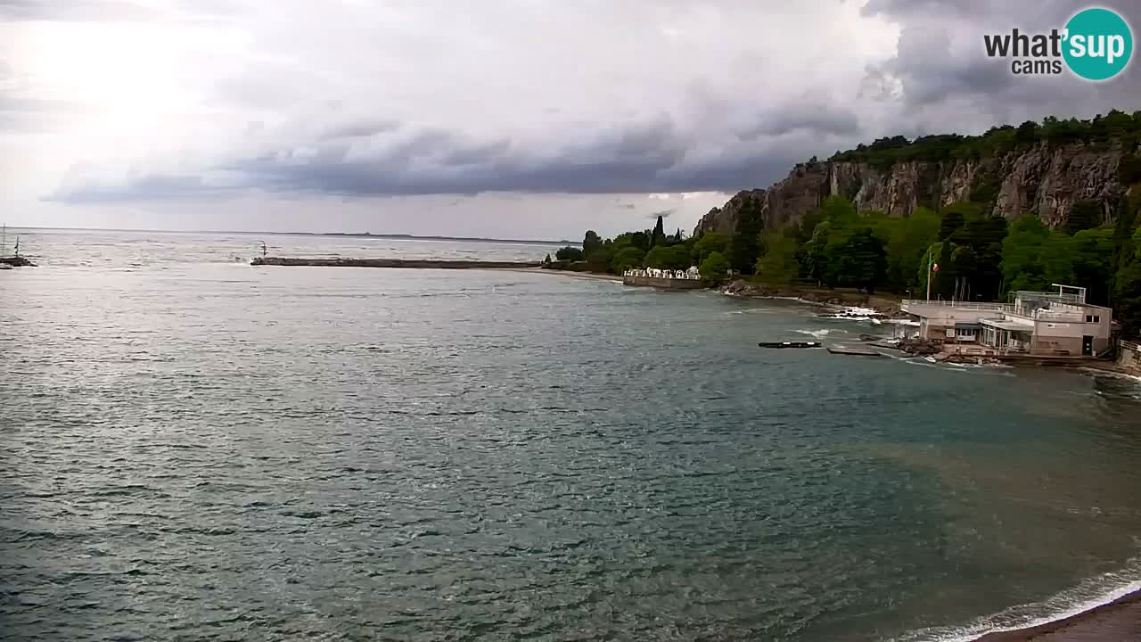 Webcam Sistiana – Vista sulla marina e sulla baia
