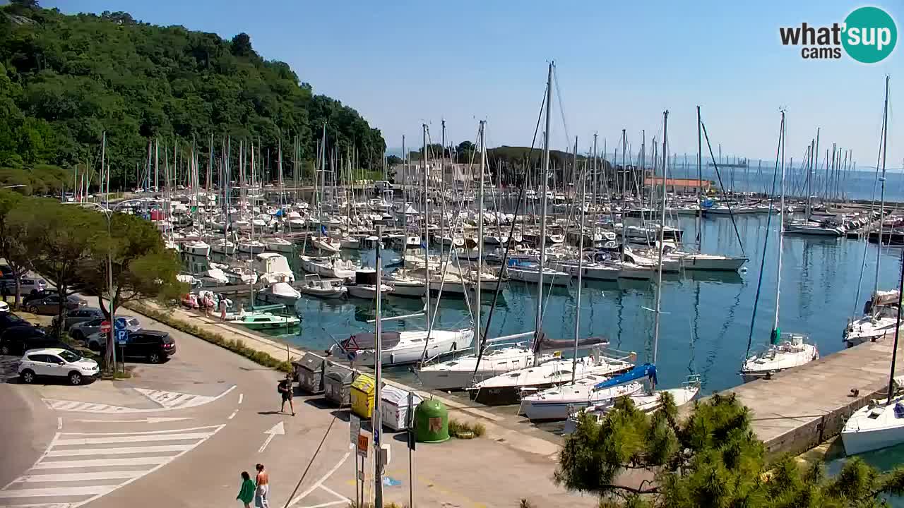 Webcam Sistiana – Blick auf Marina und Bucht