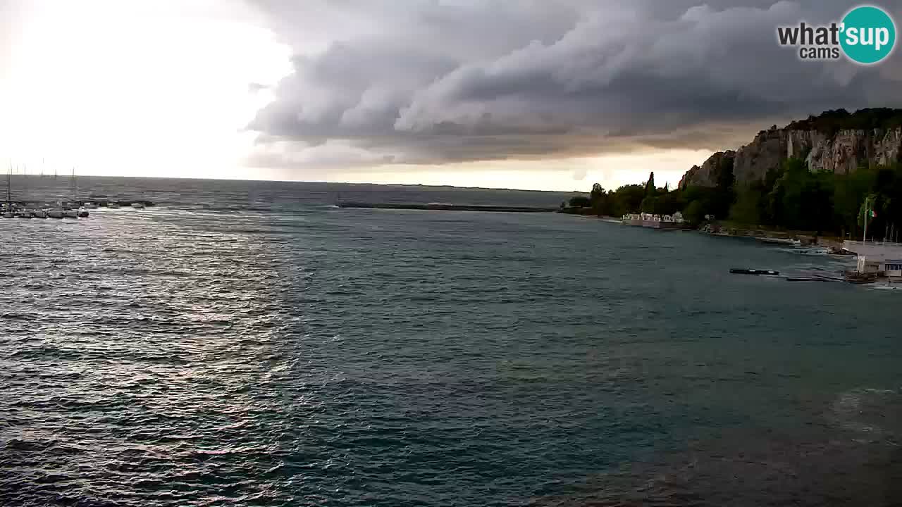 Webcam Sistiana – Blick auf Marina und Bucht