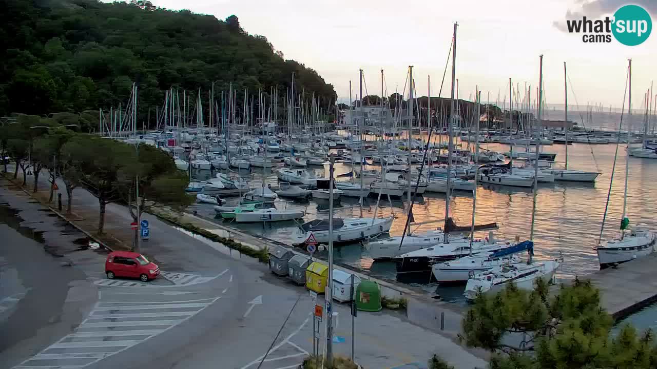 Webcam Sistiana – Vista sulla marina e sulla baia
