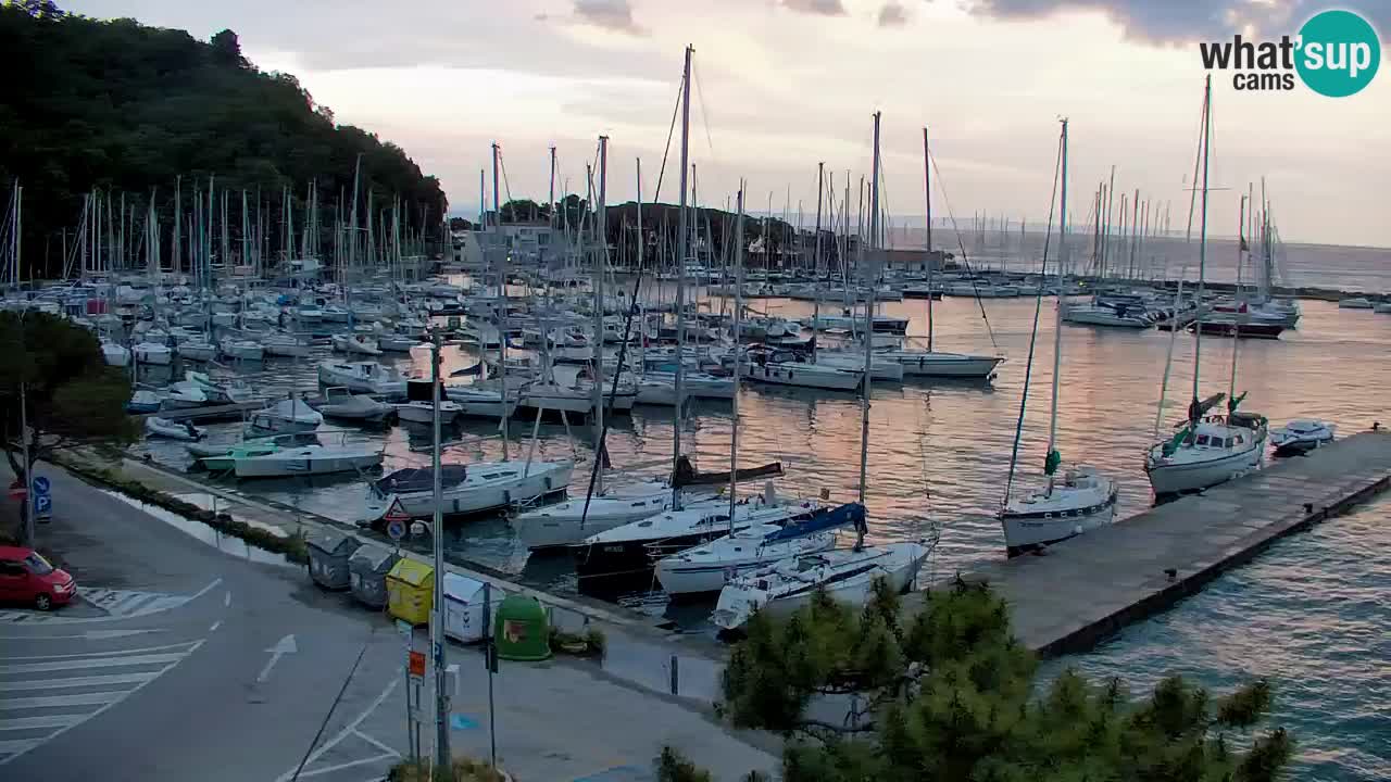 Webcam Sistiana – Blick auf Marina und Bucht