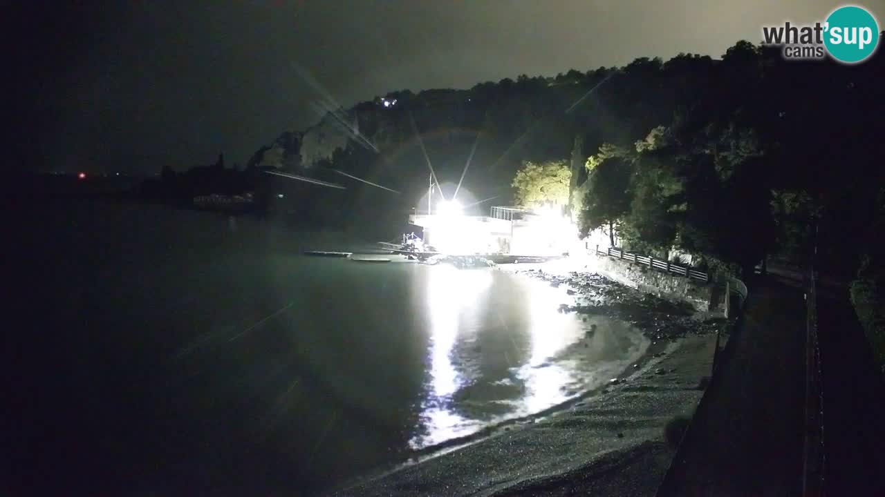 Webcam Sistiana – Vista sobre la marina y la bahía
