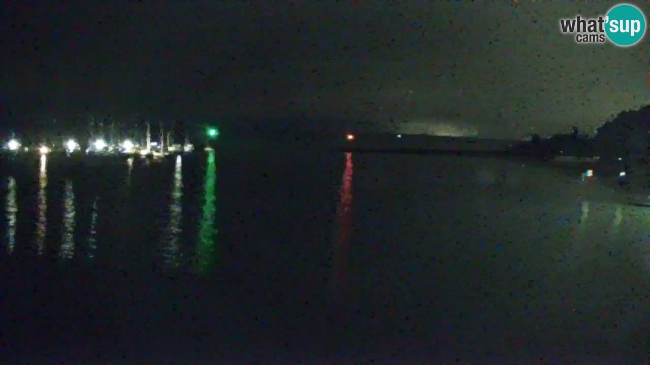 Webcam Sistiana – Vista sobre la marina y la bahía