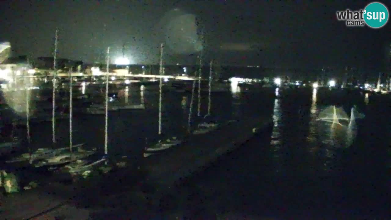 Webcam Sistiana – Vue sur la marina et la baie