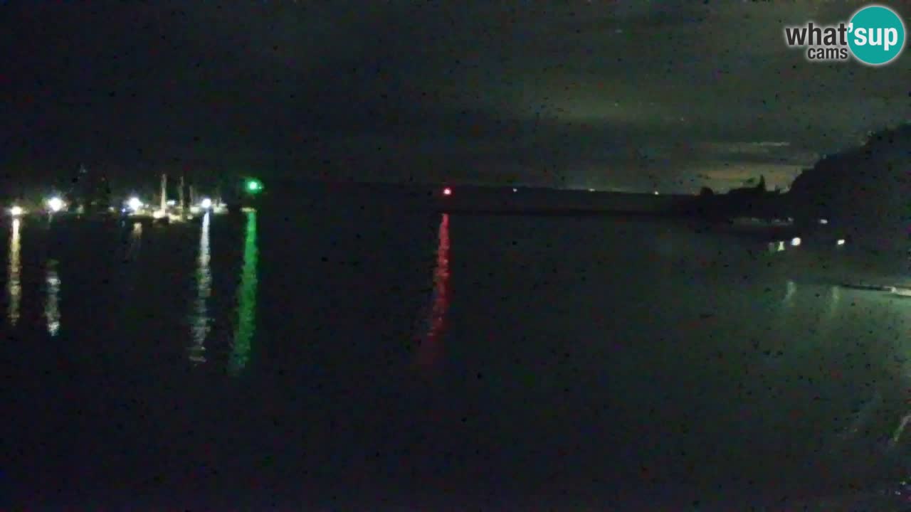 Webcam Sistiana – Vista sobre la marina y la bahía