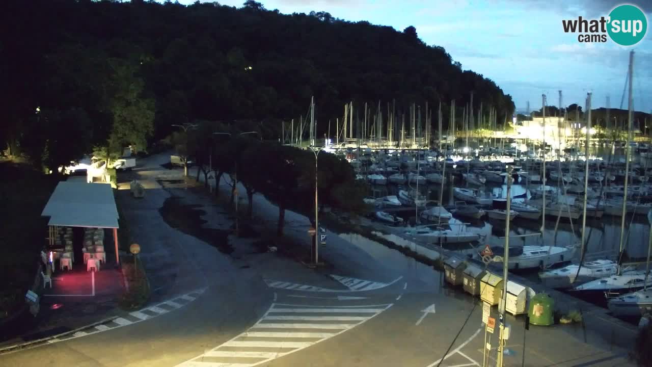 Webcam Sistiana – Blick auf Marina und Bucht