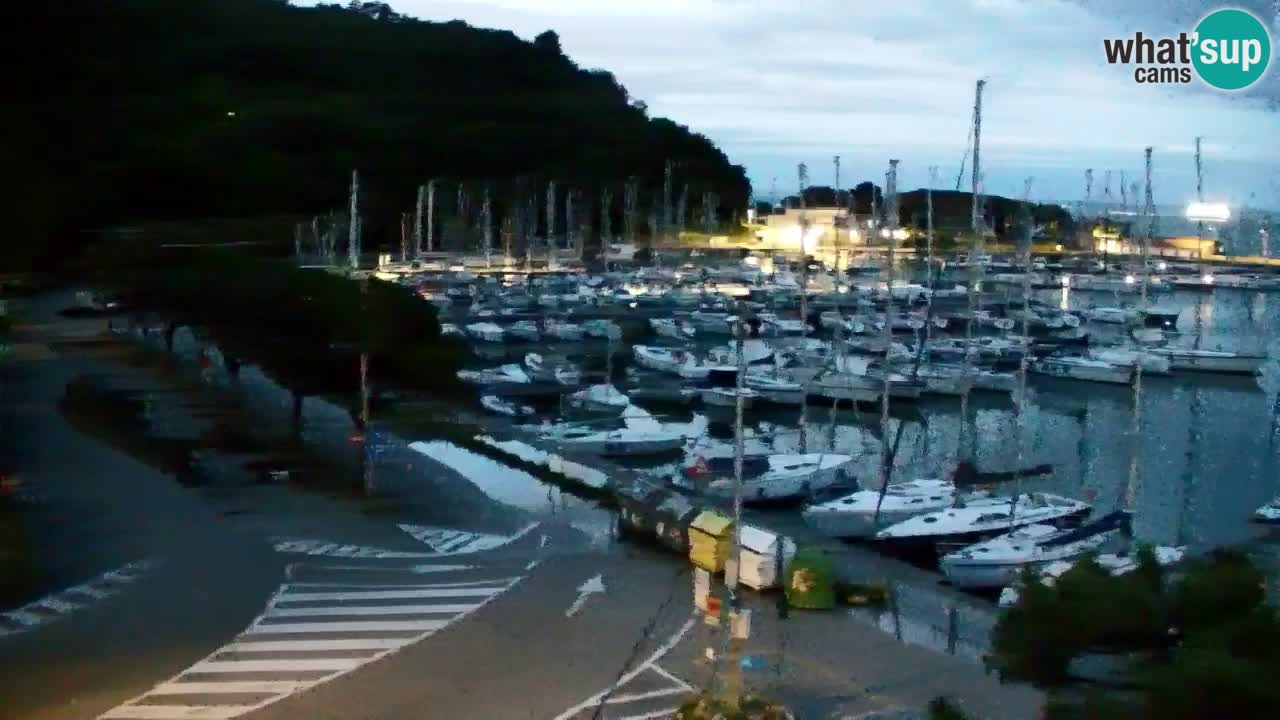 Webcam Sistiana – Pogled na marinu i zaljev
