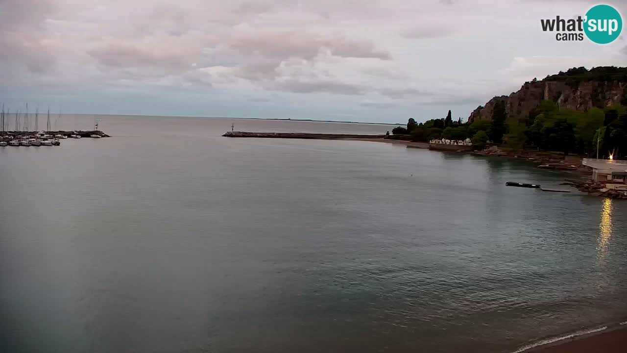 Webcam Sistiana – Pogled na marinu i zaljev