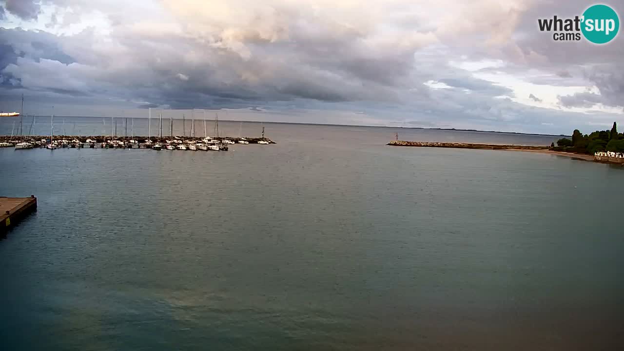 Webcam Sistiana – Vista sobre la marina y la bahía