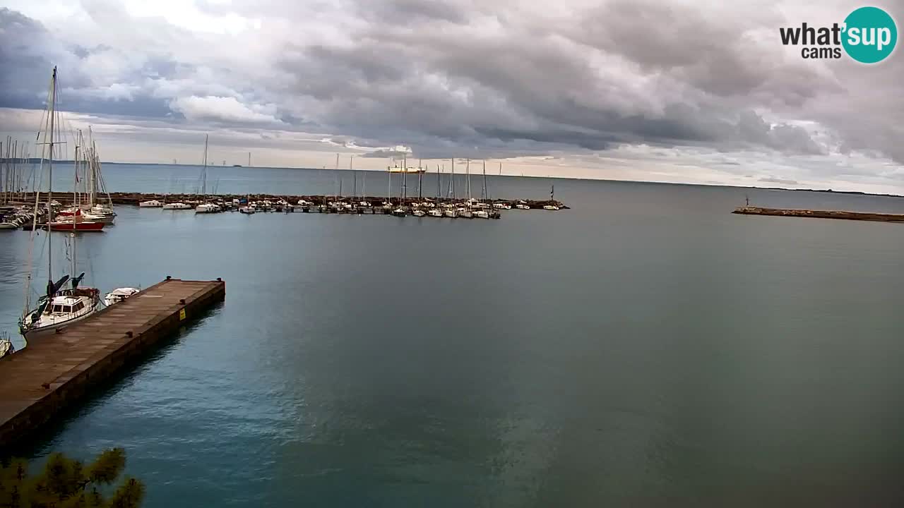 Spletna kamera Sesljan (Sistiana) – Pogled na marino in zaliv