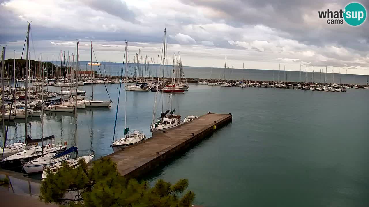 Webcam Sistiana – Blick auf Marina und Bucht