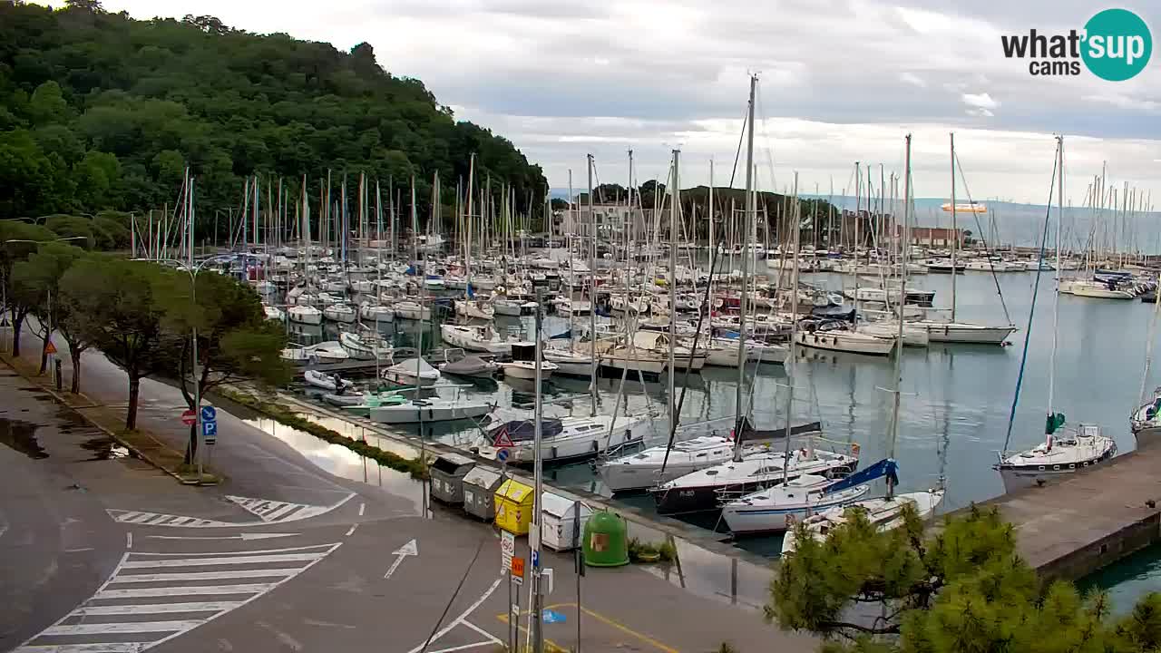 Webcam Sistiana – Blick auf Marina und Bucht