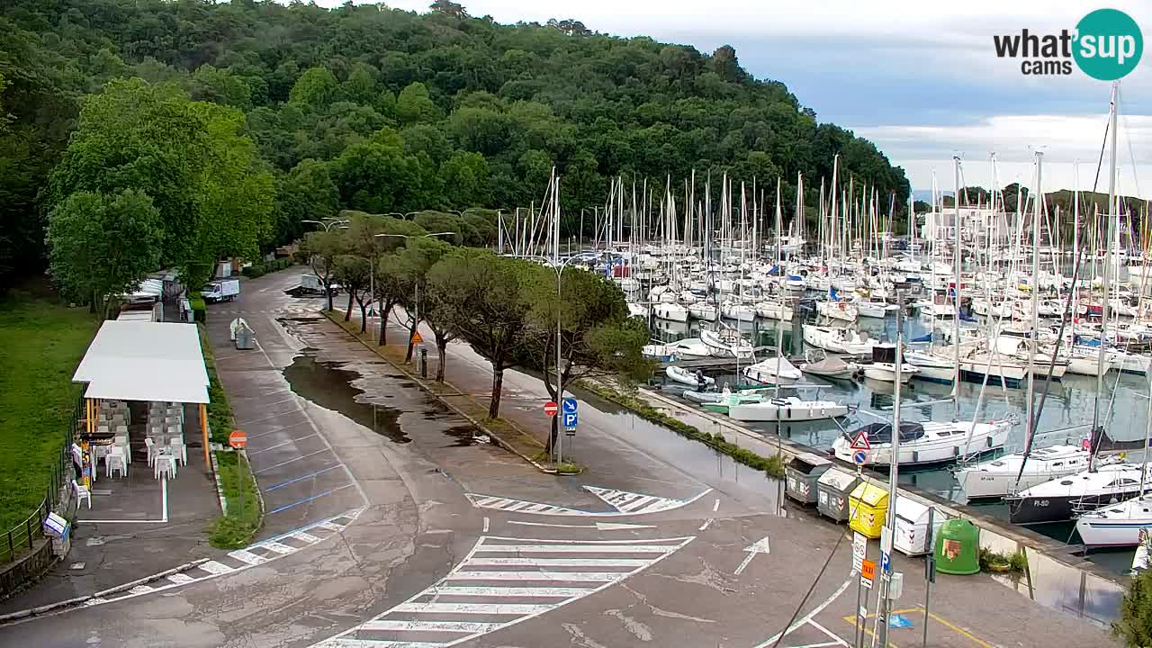 Webcam Sistiana – Blick auf Marina und Bucht