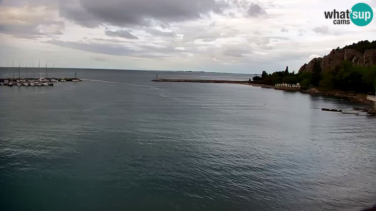 Webcam Sistiana – Blick auf Marina und Bucht