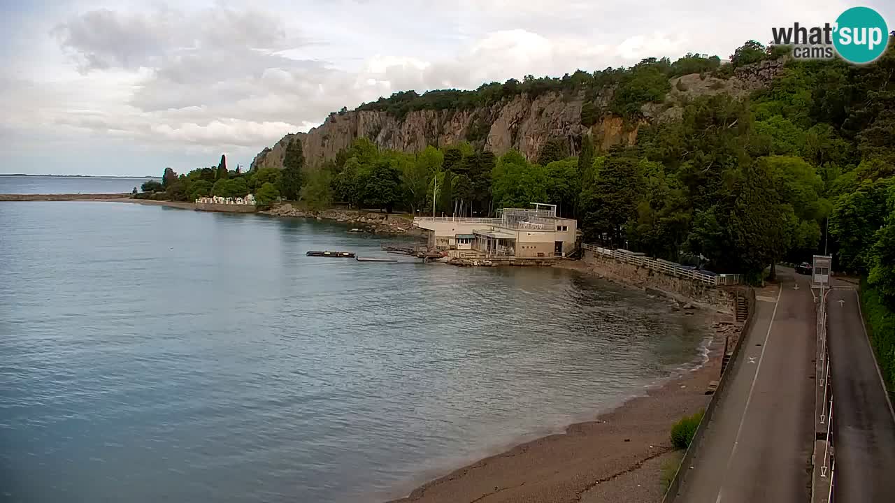 Webcam Sistiana – Pogled na marinu i zaljev