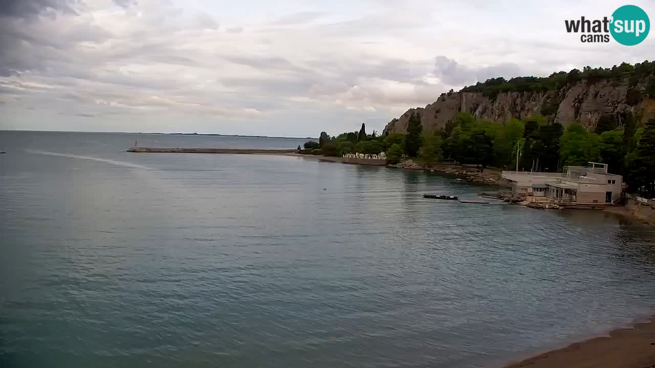 Webcam Sistiana – Vista sobre la marina y la bahía