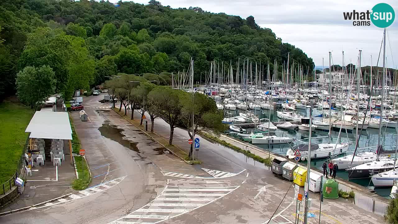 Webcam Sistiana – Blick auf Marina und Bucht