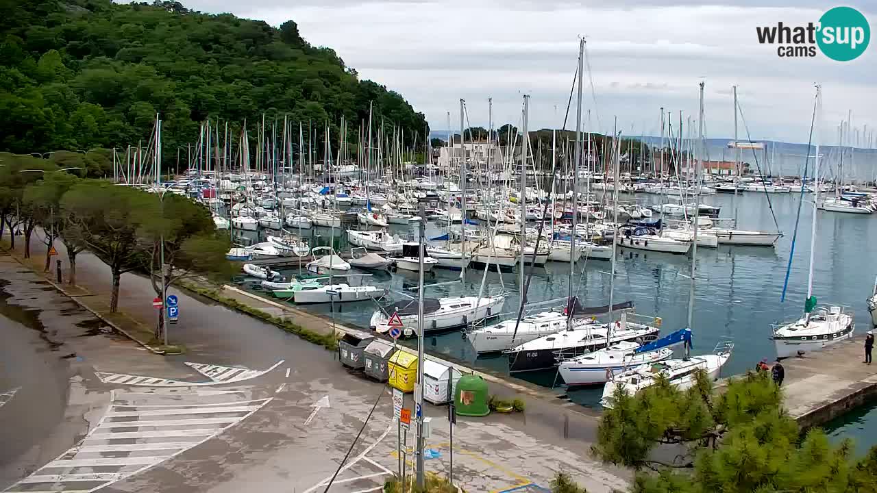 Webcam Sistiana – Blick auf Marina und Bucht